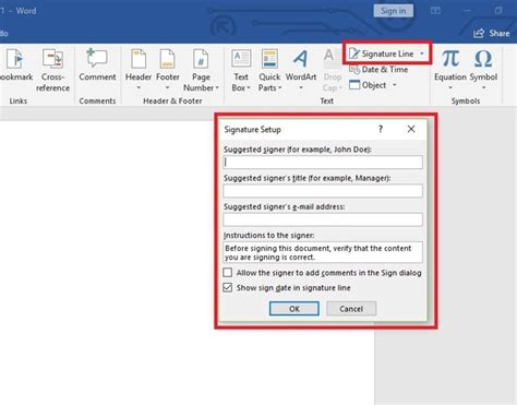 how to insert a smart card signature block in word|add digital signature in word 2013.